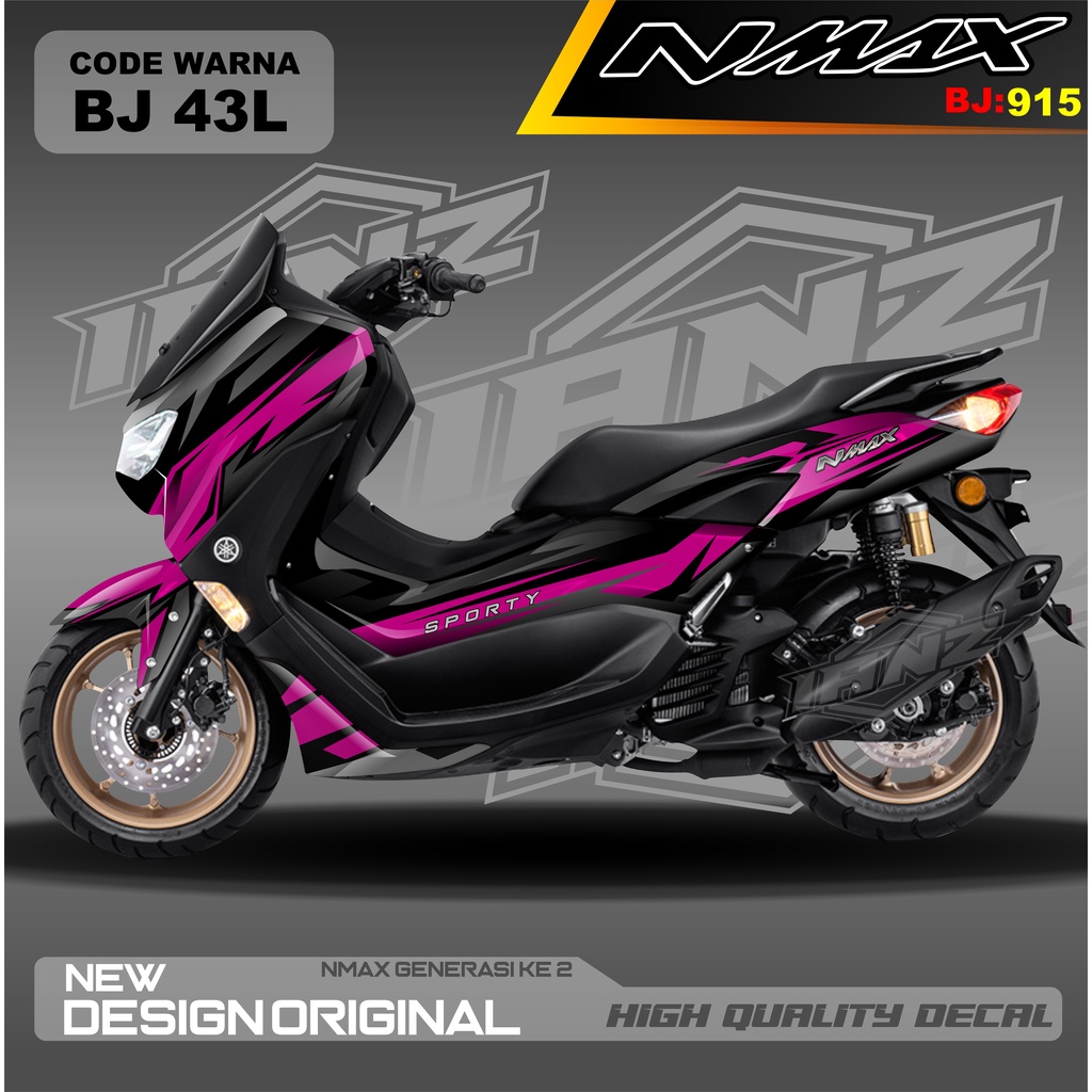 STIKER DECAL ALL NEW NMAX FULL BODY MOTOR / DECAL FULL BODY NMAX / DECAL STIKER FULL BODY NMAX / STIKER DECAL NMAX TERBARU