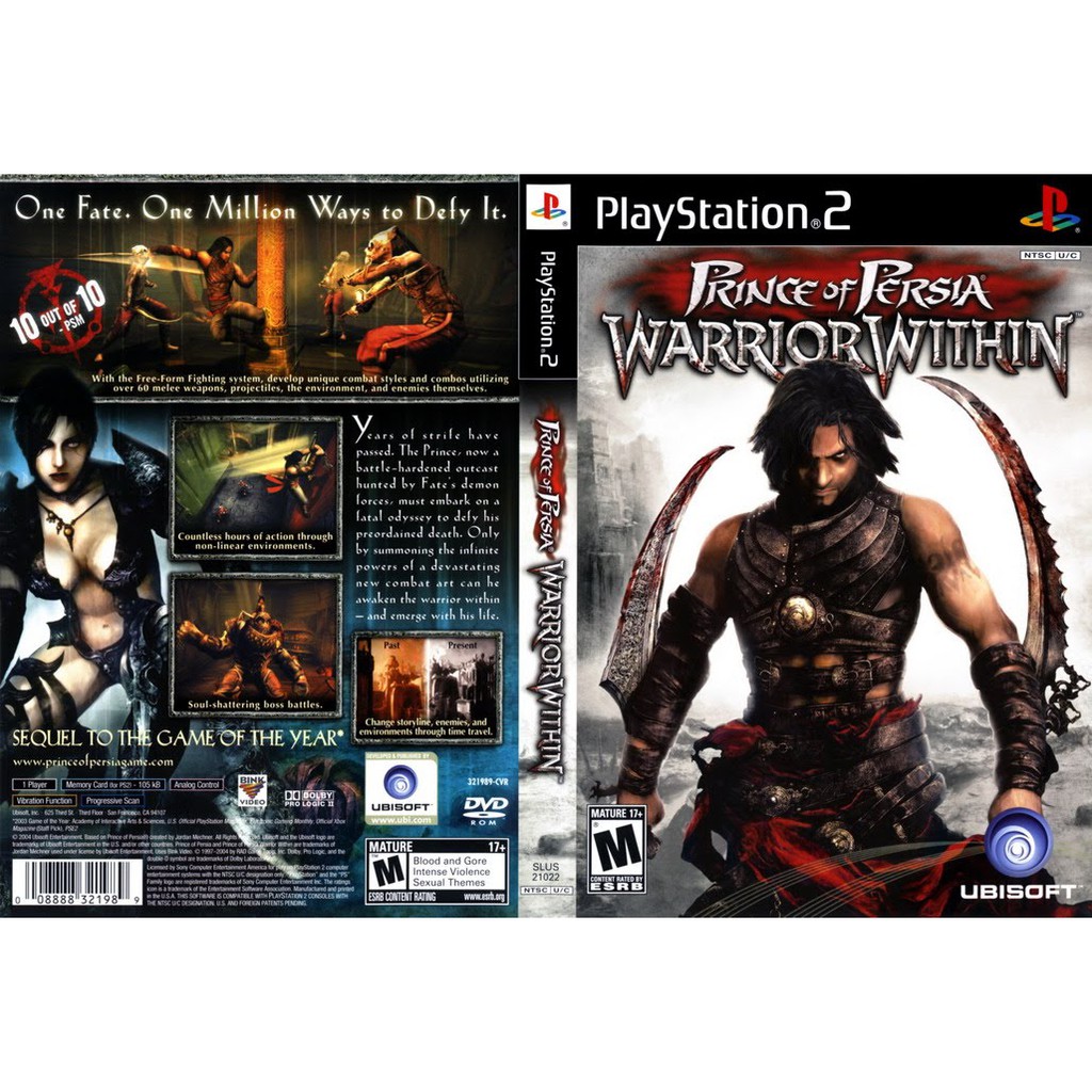 Kaset PS2 Prince Of Persia : Warrior Within