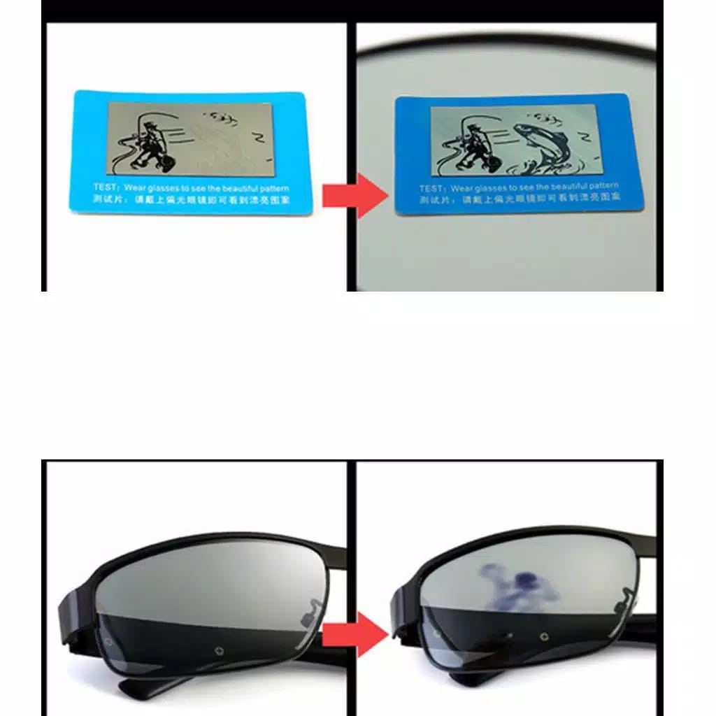 Kacamata Polarized Anti UV Model Kotak