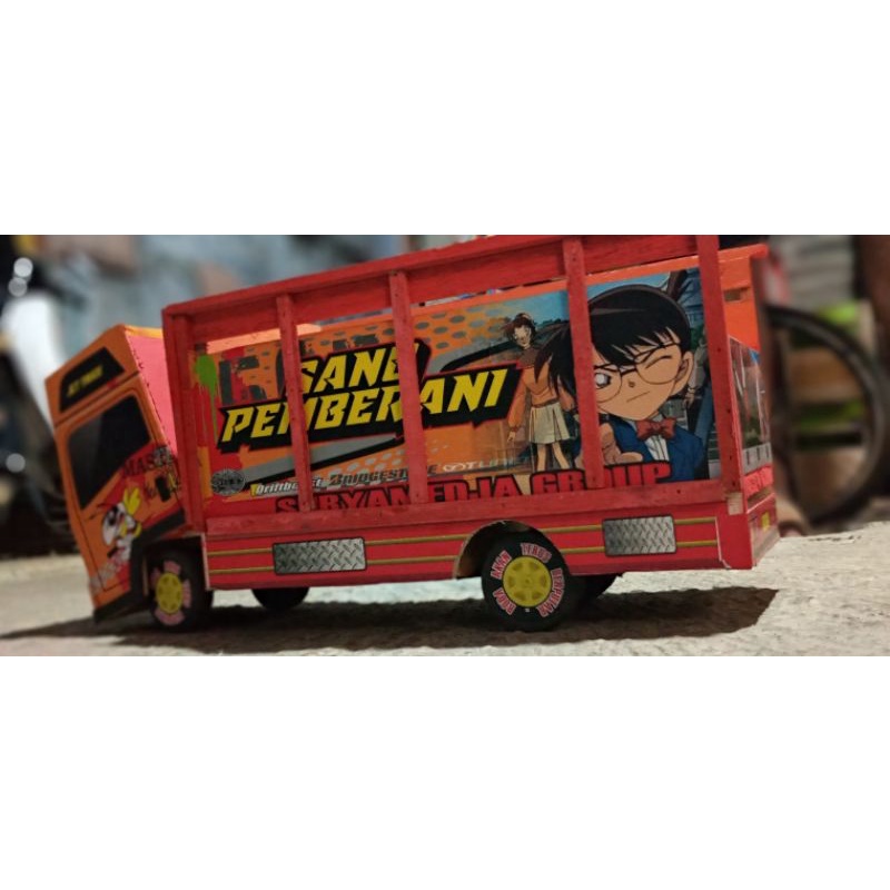 miniatur truk oleng kayu FREE TERPAL . . . di jamin lebih awet