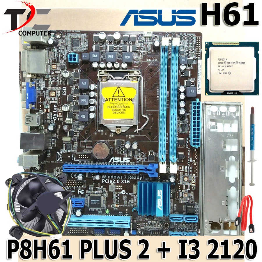 Paketan Motherboard Intel LGA 1155 Dengan Processor i3 2120