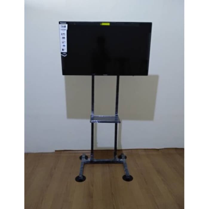 bracket breket braket TV LED stand TV standing roda TV up to 50 inch