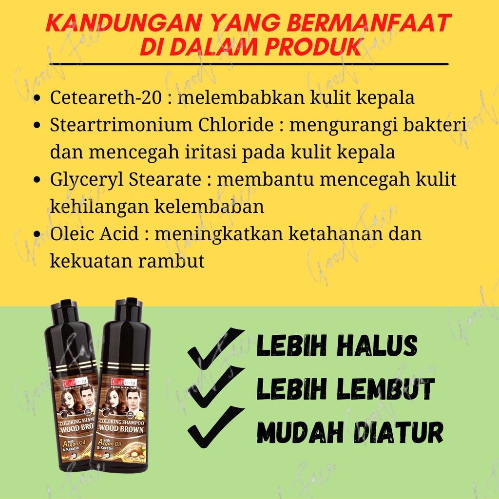 CULTUSIA COLORING SHAMPO WOOD BROWN 160ML HAIR COLOR SHAMPOO PEWARNA RAMBUT