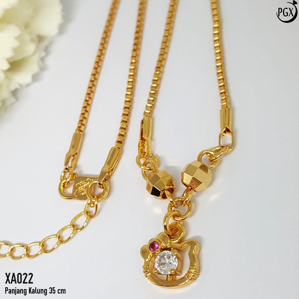 PGX Kalung Anak Perempuan Xuping Lapis Emas Aksesoris Fashion Perhiasan Premium - XA022