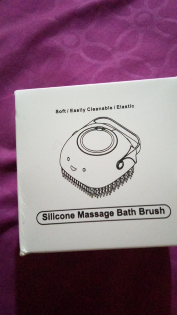 Sikat Mandi Bahan Silikon Lembut Sikat Badan Kepala  Shower Brush Silicone Dispenser Sabun & Shampoo