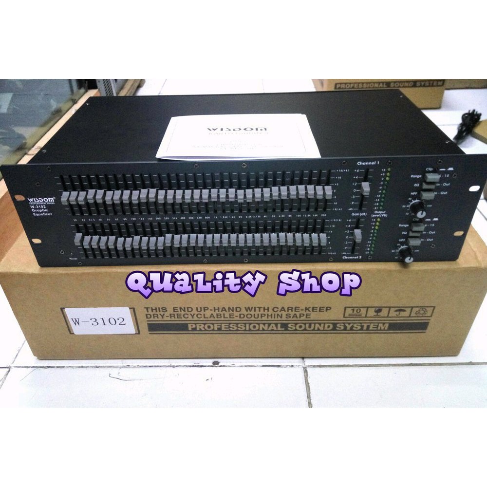 Up to 20%  EQ WISDOM W-3012 ORIGINAL GARANSI RESMI 1 TAHUN