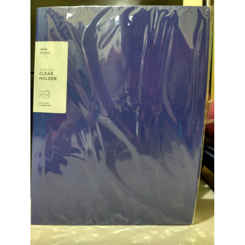 Clear Holder Daiichi ProFile A4 40 Pockets