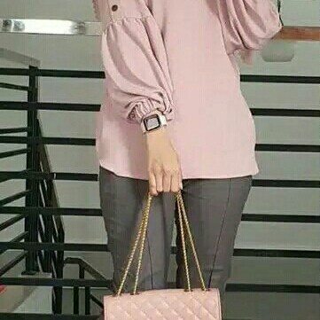 Atasan blouse balon terlaris bahan itycrepe-ping