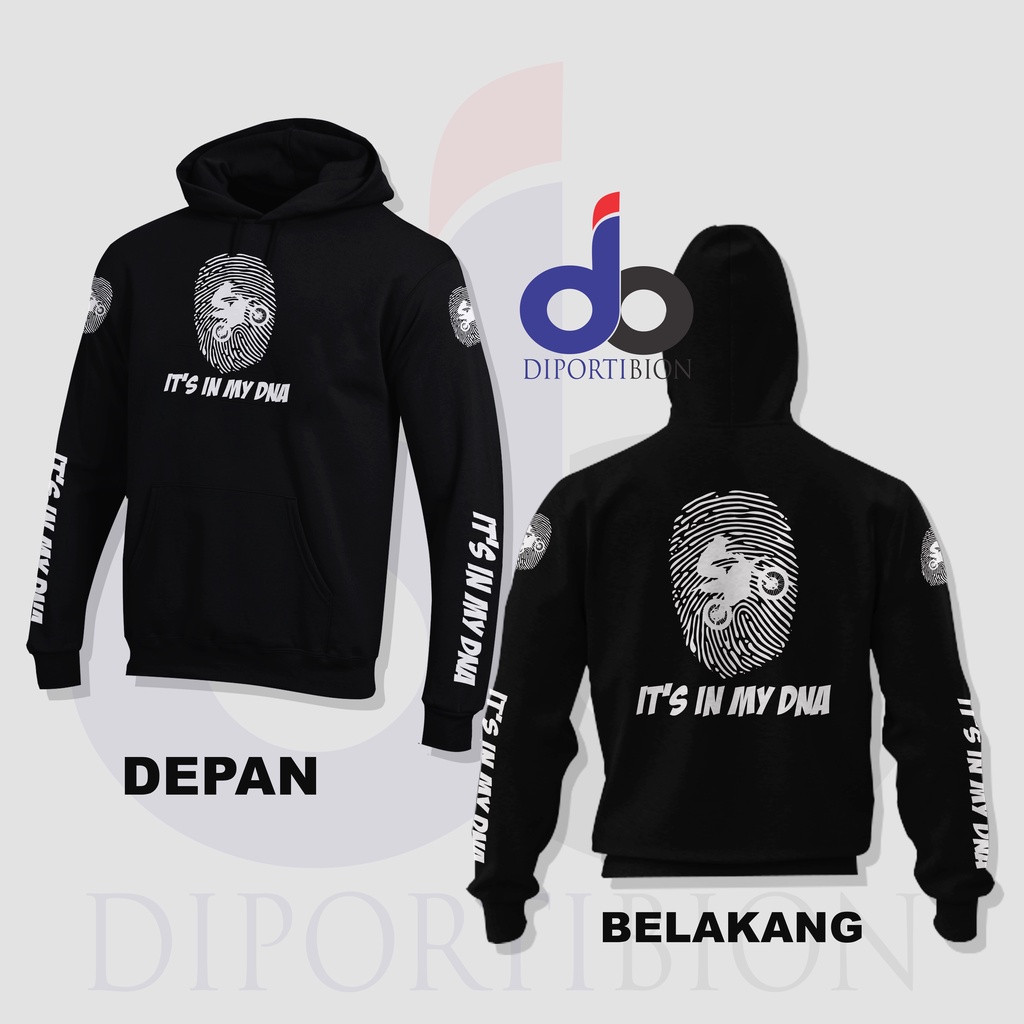 HOODIE JUMPER IT'S MY DNA / SUPERMOTO IT'S MY DNA HOODIE JUMPER