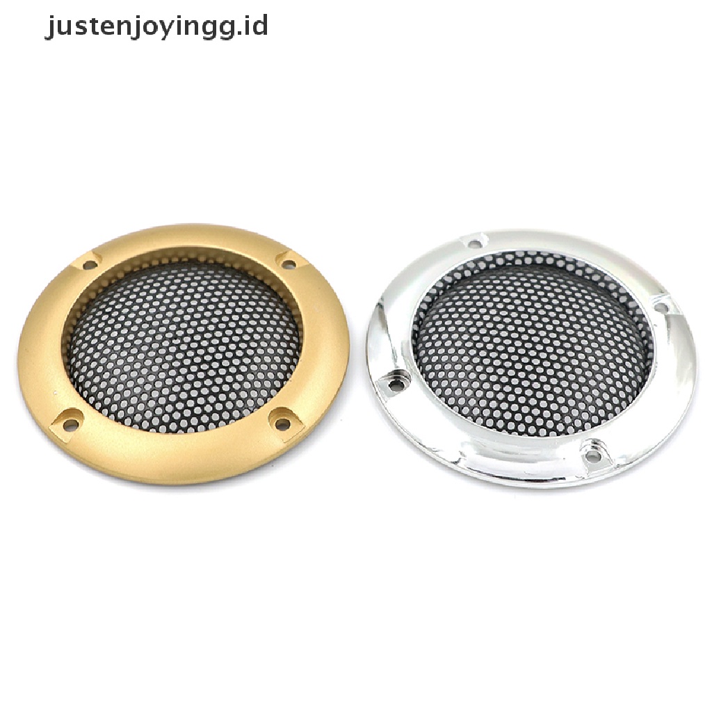 2pcs cover speaker Audio Bahan metal mesh Ukuran 2 inch