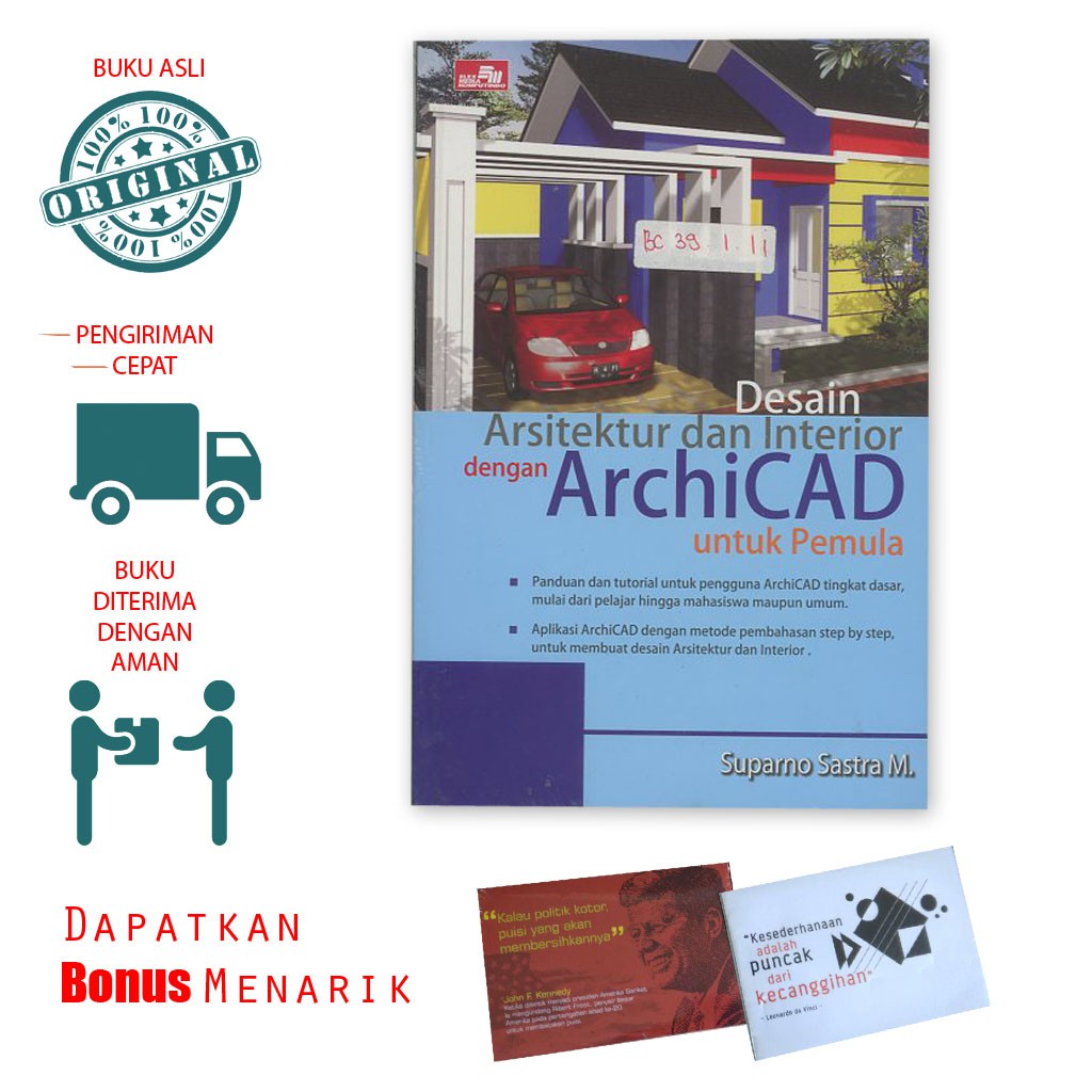 Jual BUKU DESAIN ARSITEKTUR DAN INTERIOR DENGAN ARCHICAD UNTUK PEMULA ...