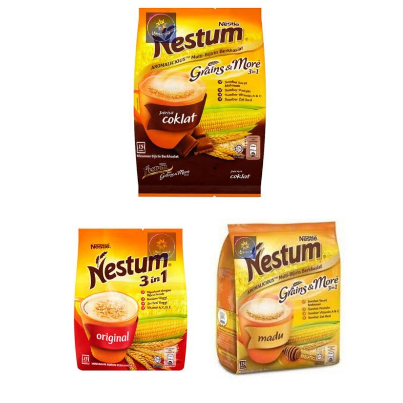 

Nestle Nestum 3 in 1 original/coklat/madu/sereal Import