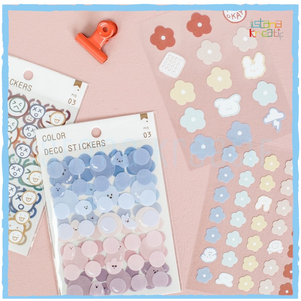 

Color Deco Sticker 120 Pcs | Decorative Stickers | Bujo Decoration | Bullet Journal | Journaling Stiker