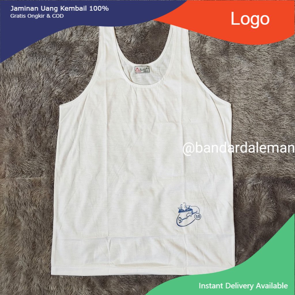 Swan pria Kaos Dalam Pria Singlet Putih SINCE1960