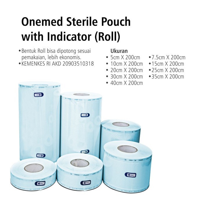 Sterile Pouch Flat  OneMed 40cmx200m OJ2