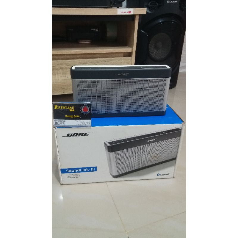 Original BOSE SOUNDLINK 3 III iii FULLSET Like New wireless bluetooth speaker