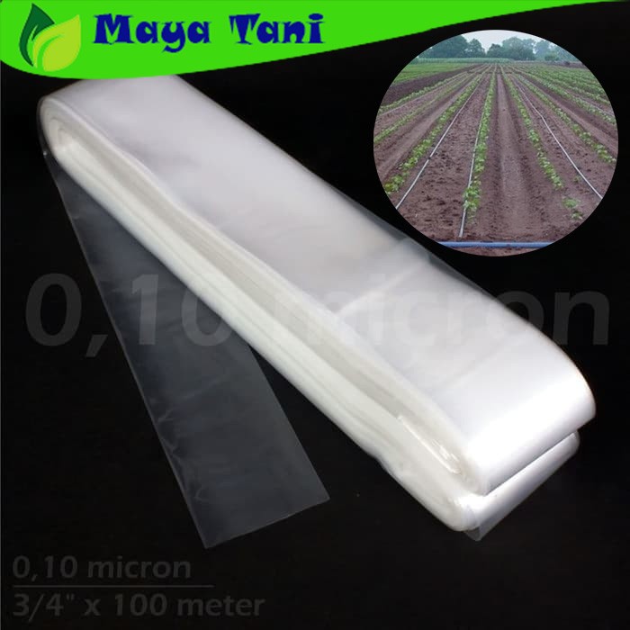 Selang Drip / Selang Irigasi Sistem Tetes (10 Mikron, Putih)