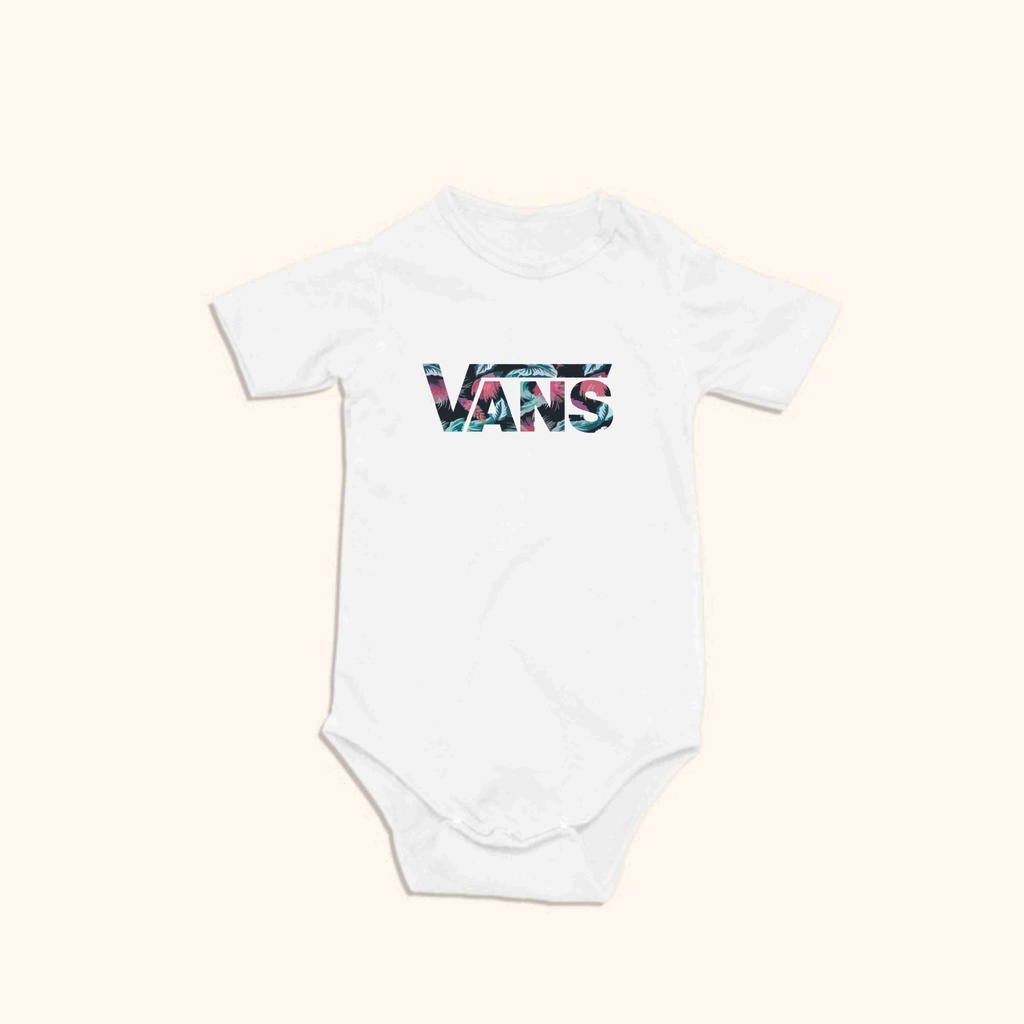 Jumper Bayi/Rumper/Bodysuit Motif Vans Usia 0 sd 12 Bulan