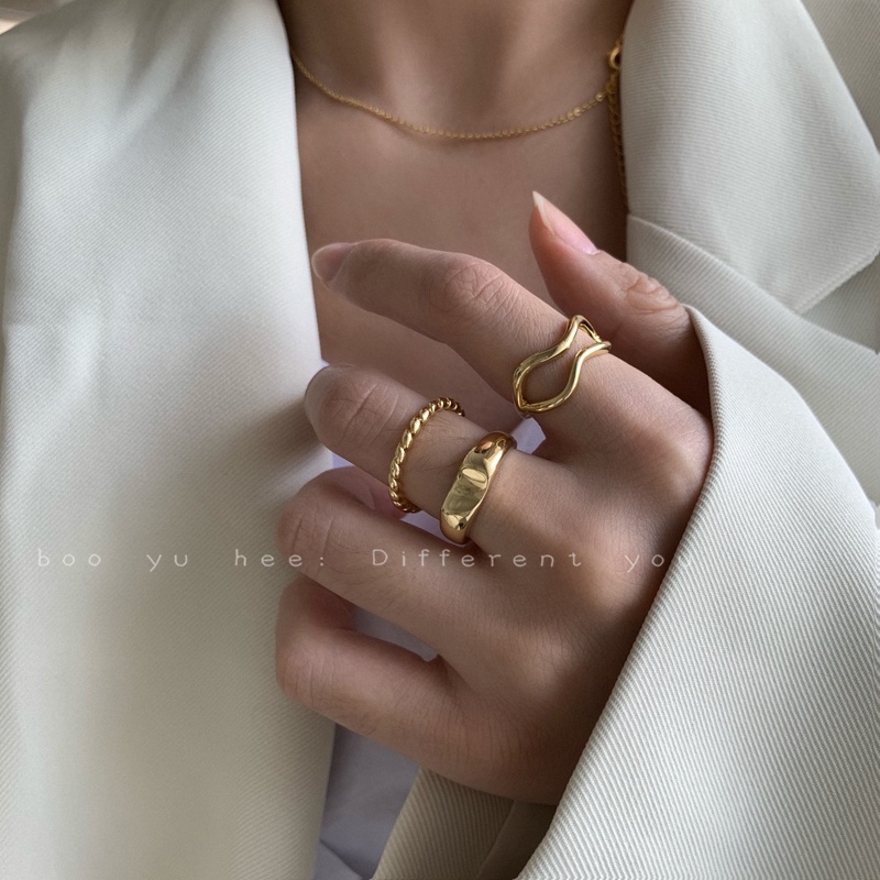 Three-piece Ring Accessories Fashion Personality Trendy Simplicity