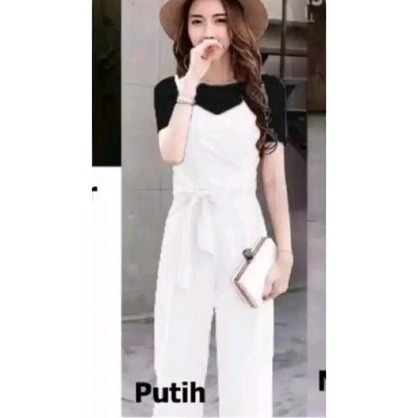 J 3 jumpsuit gina jumsuit kulot jumpsuit polos jumpsuit wolfis murah jumpsuit celana kodok overall