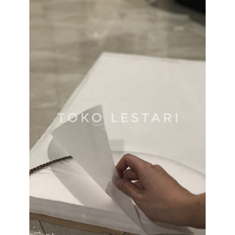 KERTAS ROTI Baking Paper 40 cm x 60 cm ALAS LOYANG / ALAS ROTI Cookies Kue Warna Putih