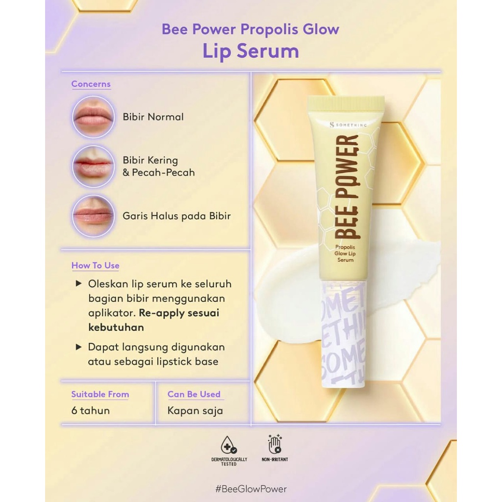 SOMETHINC Bee Power Propolis Glow Lip Serum 5g