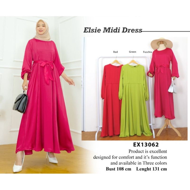 midi dress extu gamis extu