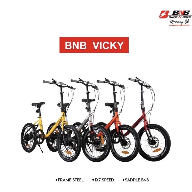 Sepeda BNB VICKY Ukuran 20 Inch