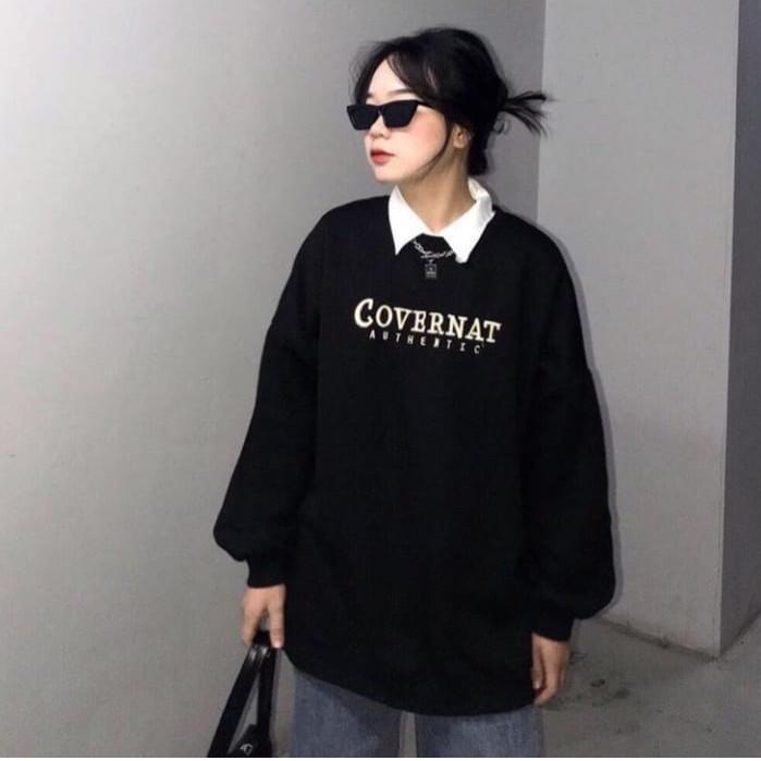 COVERNAT AUTHENTIC SWEATER OVERSIZE | SWEATER OVERSIZE WANITA [Na31au22ᴳ]
