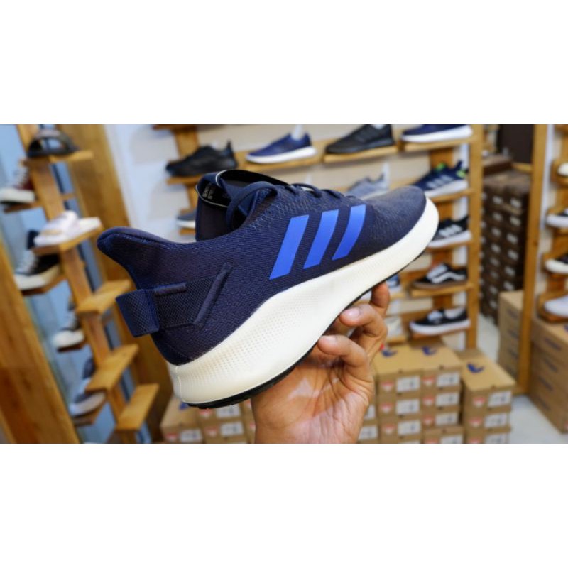 ADIDAS RUNNING SENSEBOUNCE NAVY LIST BLUE SHOES PRIA WANITA EG1031 ORIGINAL BNIB