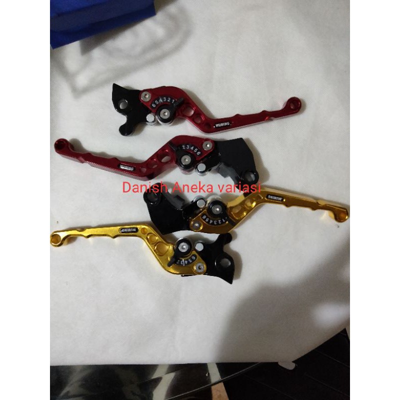 handle rem dan kopling stelan set vixion ada 2 varian warna gold red