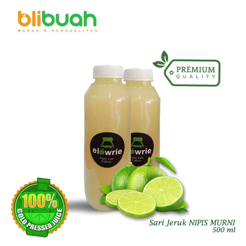 

ELOWRIE PURE LIME WATER / JERUK NIPIS / LIME JUICE / SARI JERUK NIPIS