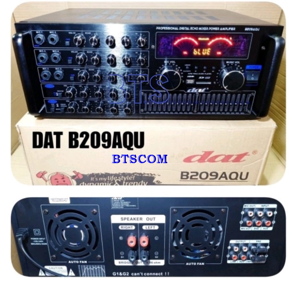 AMPLIFIER KARAOKE DAT B209AQU - DAT B209 AQU ORIGINAL