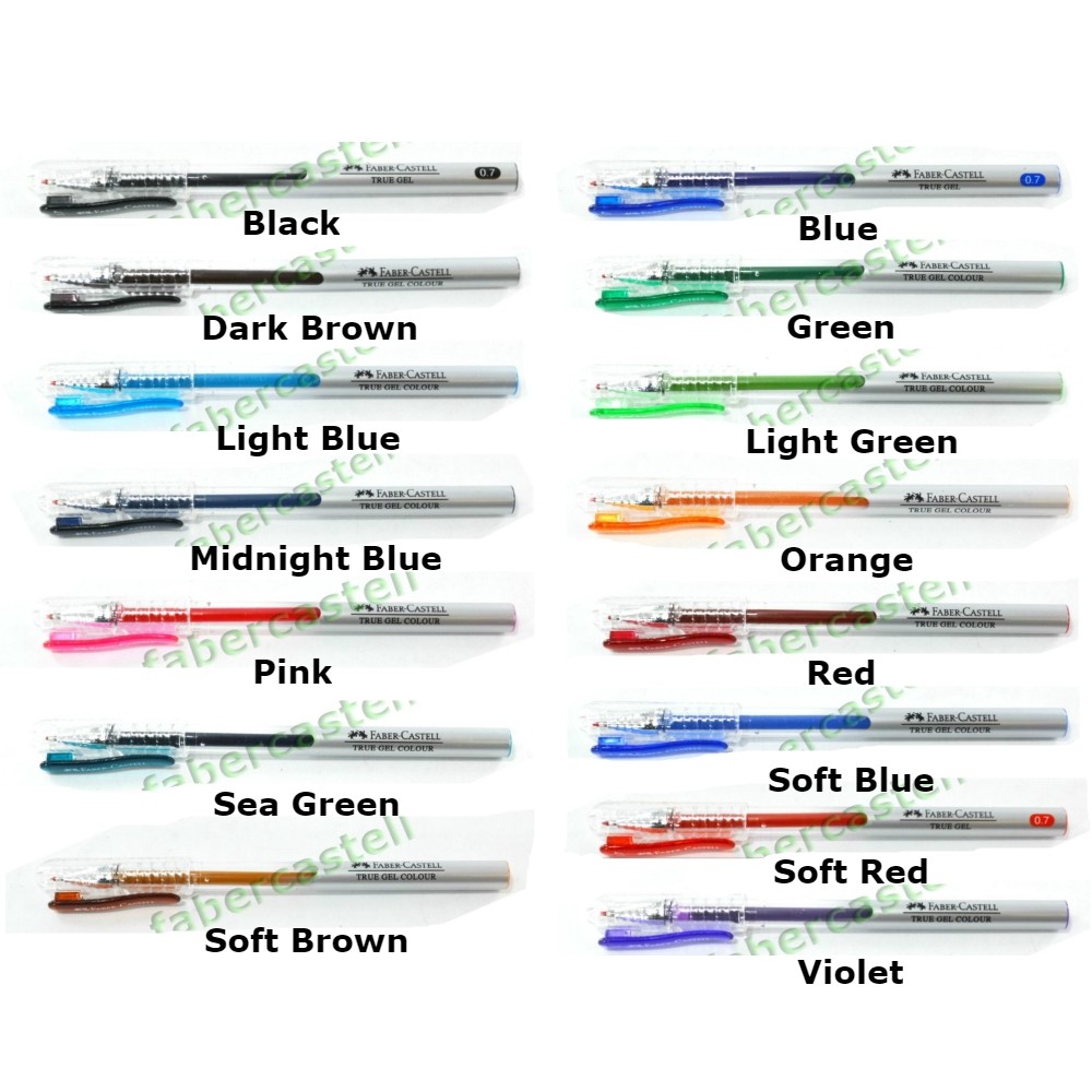 

Pulpen Faber Castell / True Gel Pen / Ukuran 0.7 MM