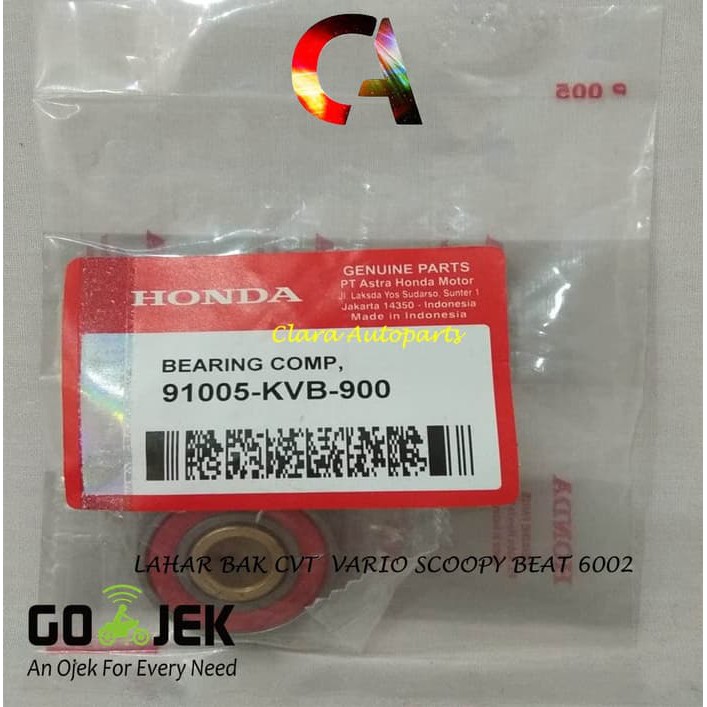 BEARING 6002 LAHAR 6002 LAHAR BAK CVT VARIO SCOOPY BEAT LAHAR CVT 6002 KUNINGAN