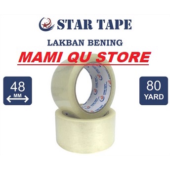 

Lakban Bening 48mm 80 yard Star Tape