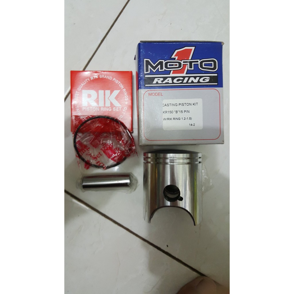 PISTON SEHER MOTO1 RACING KAWASAKI NINJA 150 R RR PEN PIN 15 MM