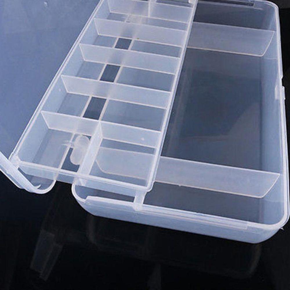 [Elegan] Tempat Penyimpanan Universal Double Tray Kompartemen Plastik Hand Tool Organizer