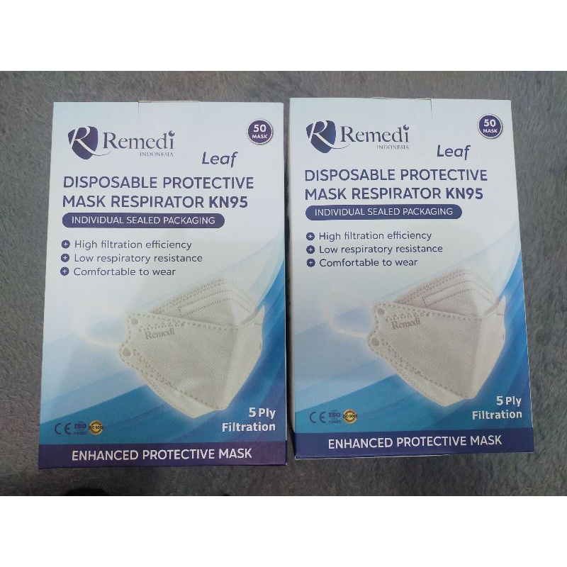 REMEDI Indonesia Masker KN95 (1 dus = 50pcs) PROMO TERMURAH