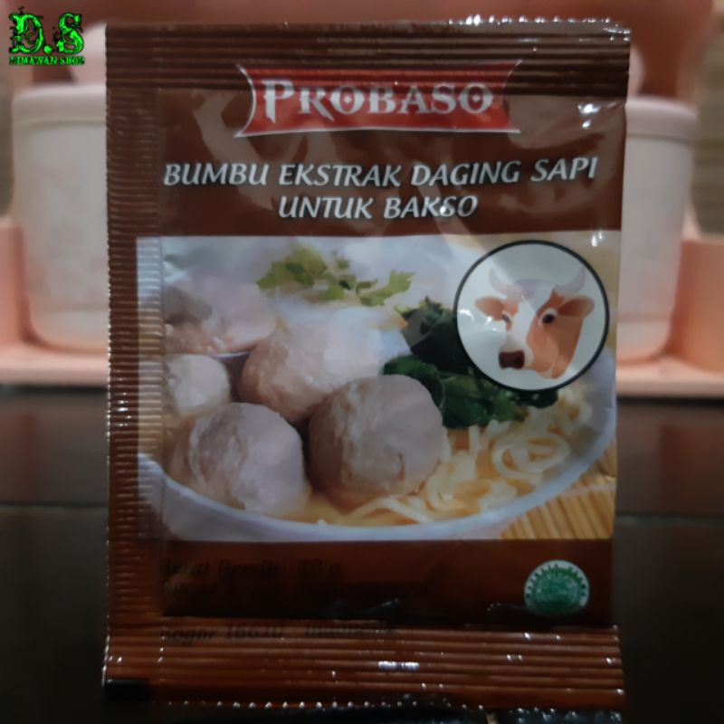 

PROBASO bumbu ekstrak daging sapi untuk bakso 10 gram