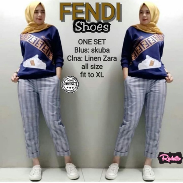 1 set fendi shoes