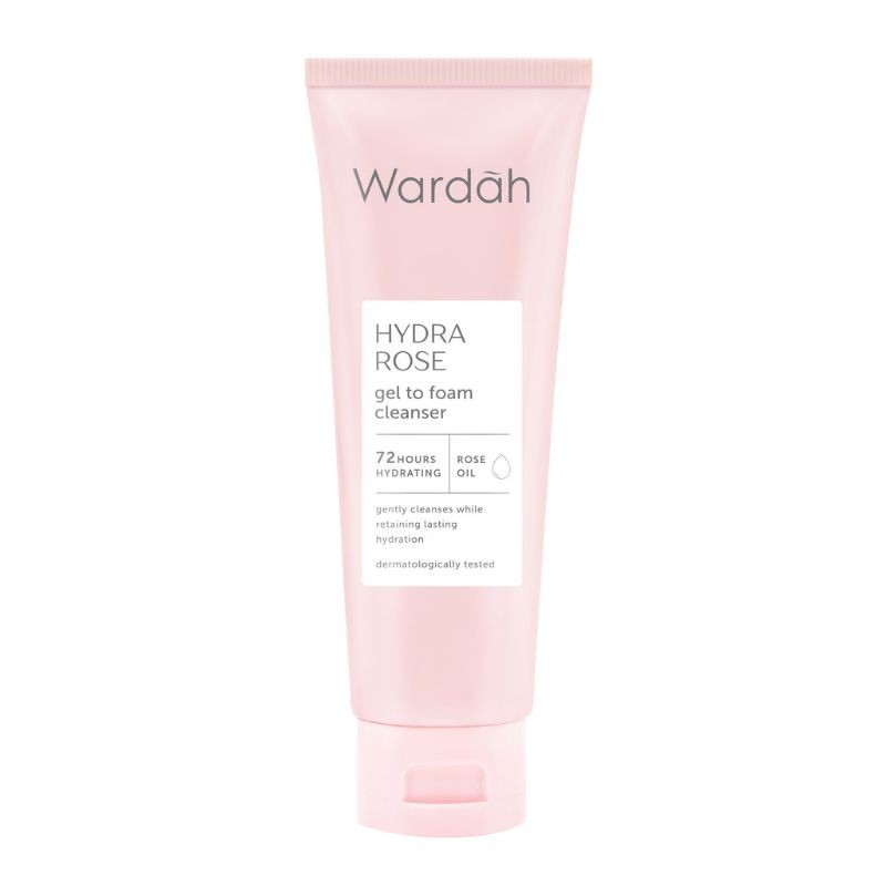 Wardah Hydra Rose Gel to Foam Cleanser 100ml
