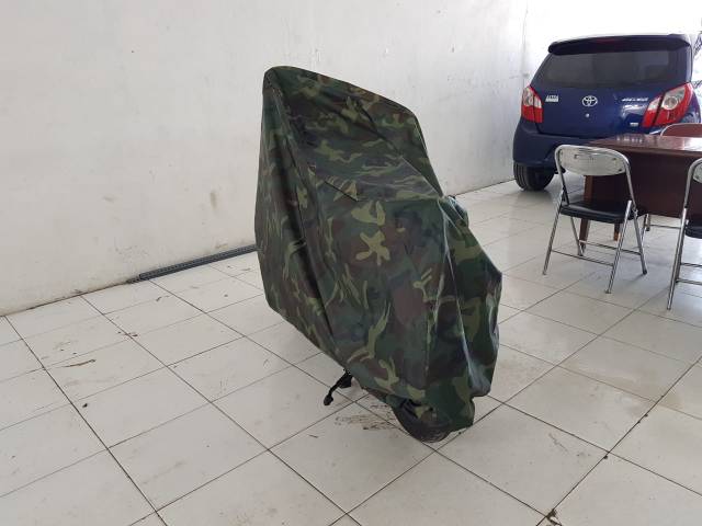 Body cover motor mio, beat, supra (motif loreng tentara)