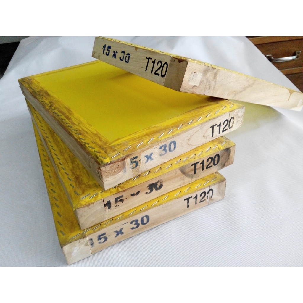 

Screen T 120 / T120 (15x30cm) Sablon Manual Untuk Cat Oil Base