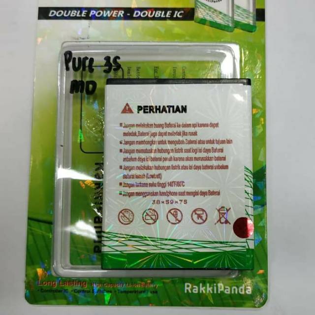 baterai HIMAX PURE 3S KLB210N340 double power dan ORI 99 Batt battery batle