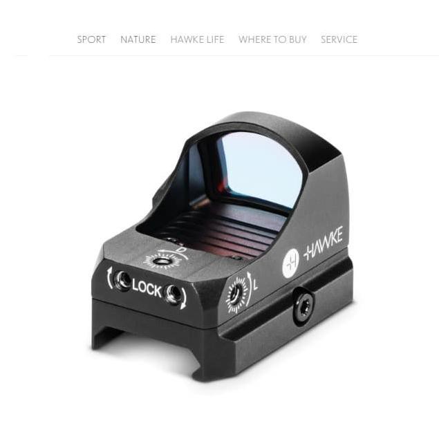 BARANG BARU Hawke Micro Reflex Dot 5MOA / Hawke Red Dot