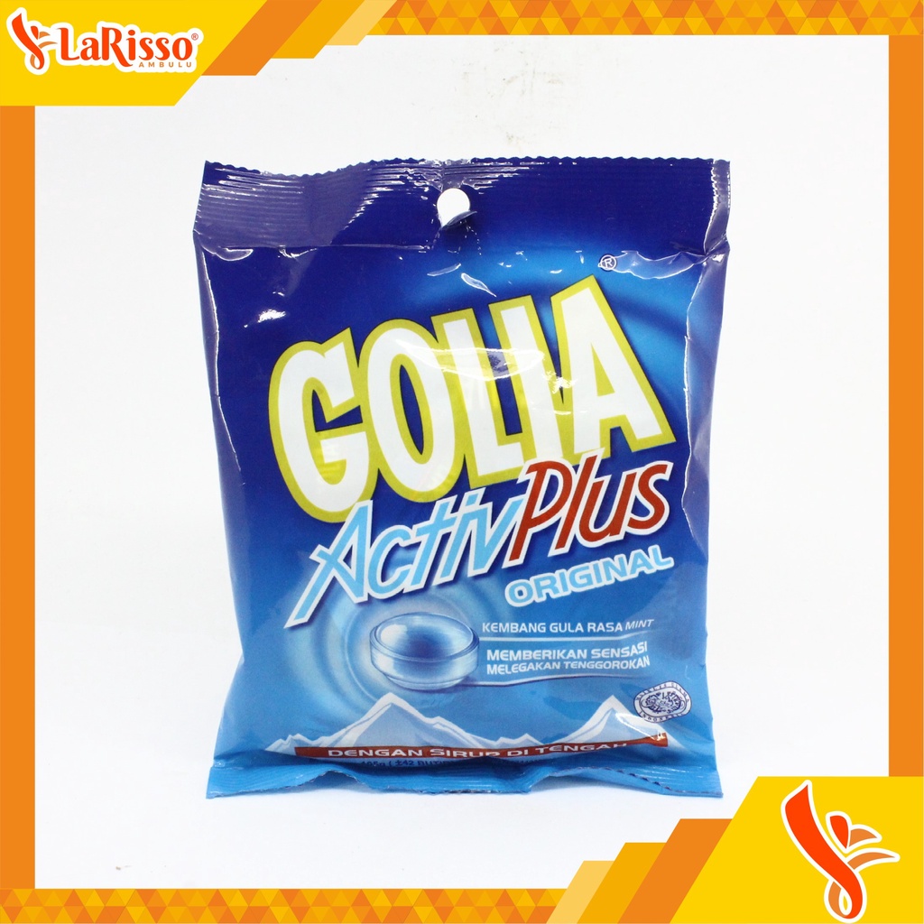 

PERMEN GOLIA ACTIV PLUS 105GR ISI 42PCS ORIGINAL DENGAN SIRUP DITENGAH