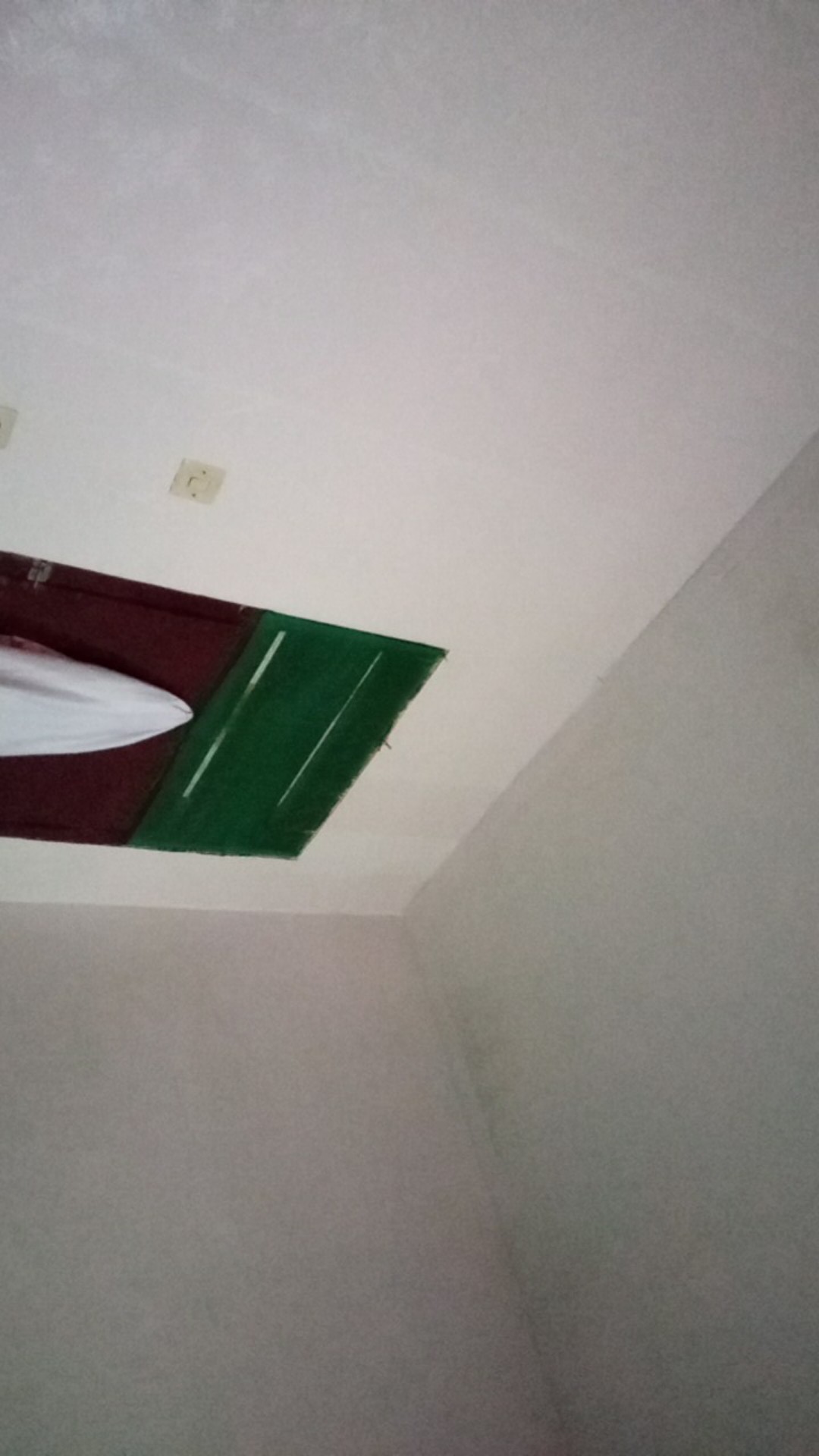 Wallpaper Sticker Dibding Motif Polos Putih Mawar 10m X 45cm