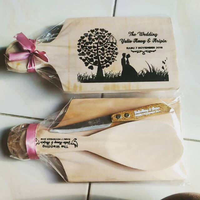 Paket Souvenir(talenan+pisau+centong)