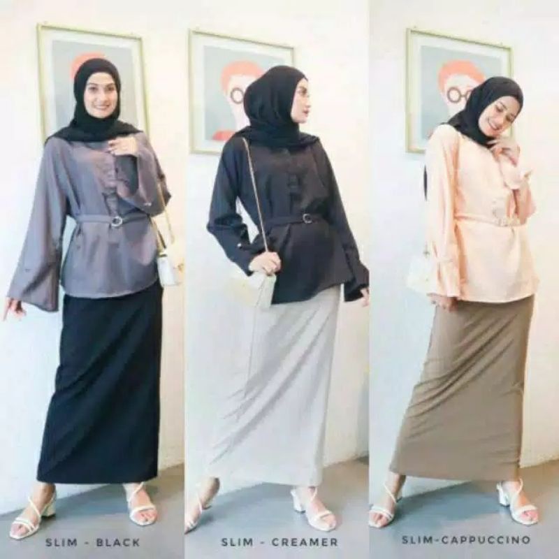 ROK PANJANG SEPAN SCUBA/2021 MODEL KOREA STEIL